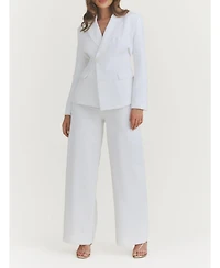 Six Stories Blake Tailored Wide Leg Pants