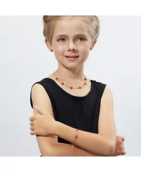 Anna Zuckerman Petit Rosie Red Necklace