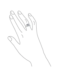 Bling Jewelry 3CT Square Princess Cut Cz Promise Ring Cubic Zirconia Split Shank Pave Band Sterling Silver