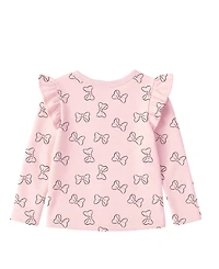 Disney Baby Girls 2-Piece Minnie Mouse Overall and Top Set