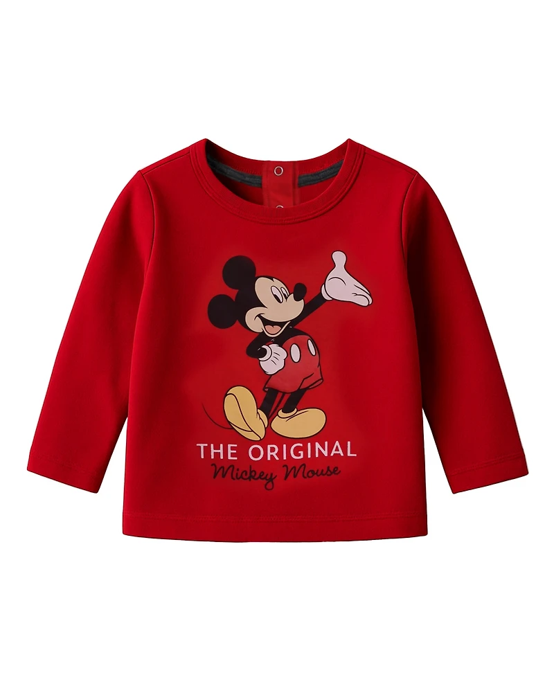 Disney Baby Boys 3-Piece Mickey Vest, T-Shirt and Joggers Set