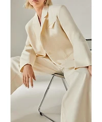 Nasty Gal Women's Twill Oversized Tailored Blazer