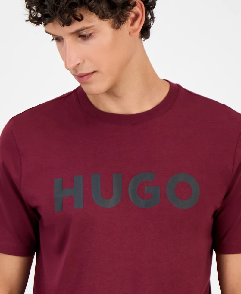 Hugo By Boss Men's Cotton Logo Crewneck T-Shirt
