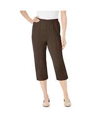 Woman Within Plus The Hassle-Free Soft Knit Capri