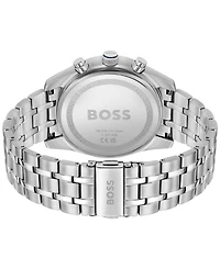 Hugo Boss Men's Skytraveller Quartz Fashion Chrono Stainless Steel Watch, 44mm