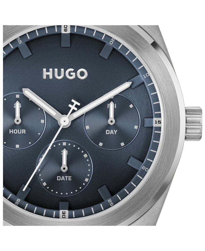 Hugo Boss Men's Bright Sport Quartz Multifunction Stainless Steel Watch, 42mm