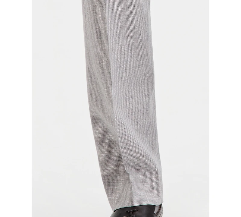 Michael Kors Men's Classic-Fit Mini Houndstooth Suit Separate Pants