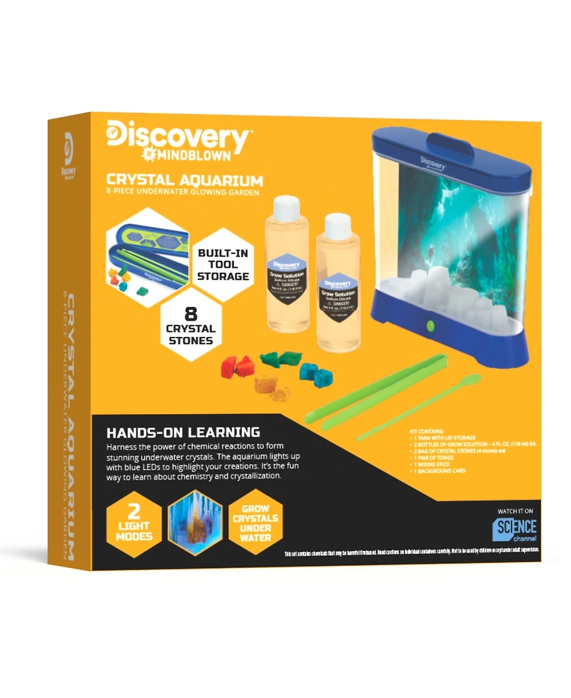Discovery #Mindblown Crystal Aquarium 8-Pc. Set