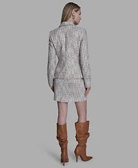 Bcbg Women's Novelty Button Front Jacket