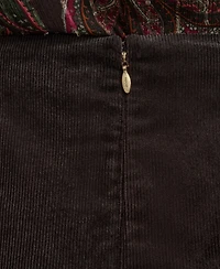 Bcbg Women's Corduroy Mini Skirt