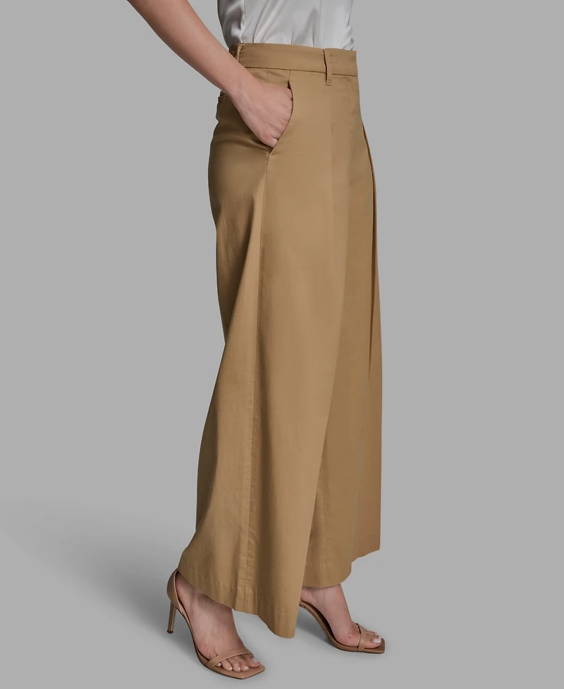 Bcbg Women's Pleated Wide-Leg Pants