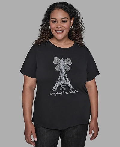 Karl Lagerfeld Paris Plus Crystal T-Shirt