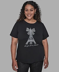 Karl Lagerfeld Paris Plus Crystal T-Shirt