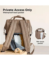 KeaBabies Original Diaper Bag Backpack, Multi-Functional Baby Bags with Changing Pad