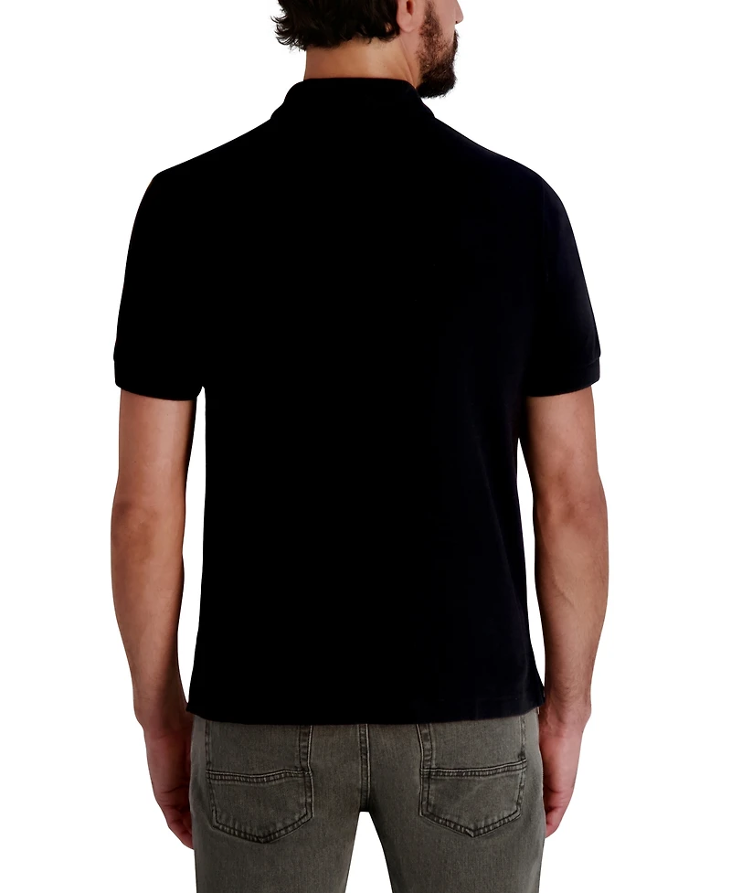 Karl Lagerfeld Paris Men's Polo Neck T-Shirt