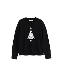 Chinti & Parker Women's Wool-Cashmere Xmas Tree Sweater