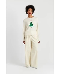 Chinti & Parker Women's Wool-Cashmere Xmas Tree Sweater