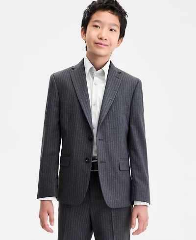 Michael Kors Boys Single Breasted Pinstripe Jacket