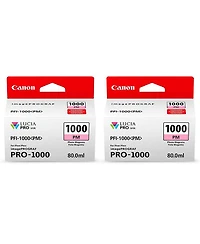 Canon 2 Pack Pfi-1000PM Photo Magenta Lucia Pro ink for imagePROGRAF Pro-1000