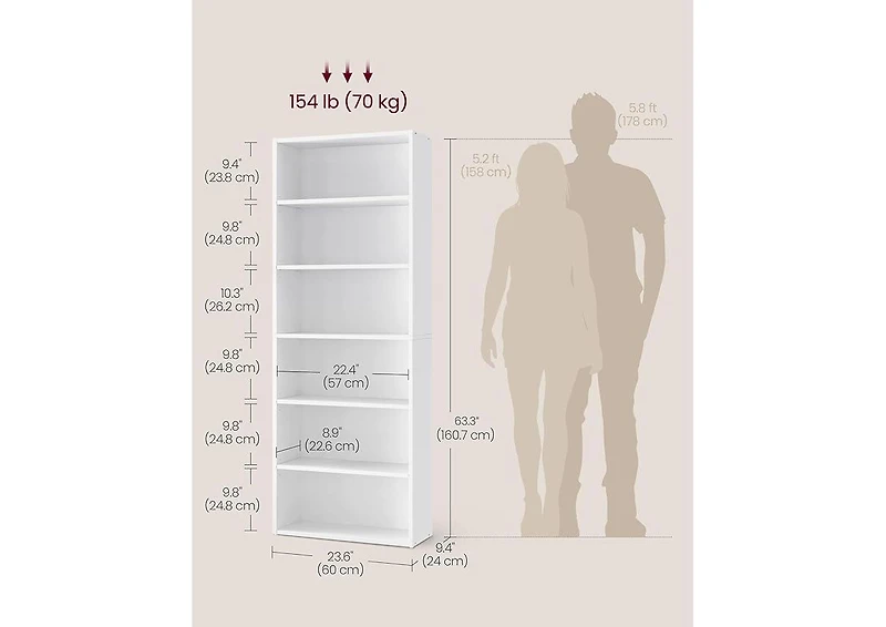 Songmics Home Bookcase