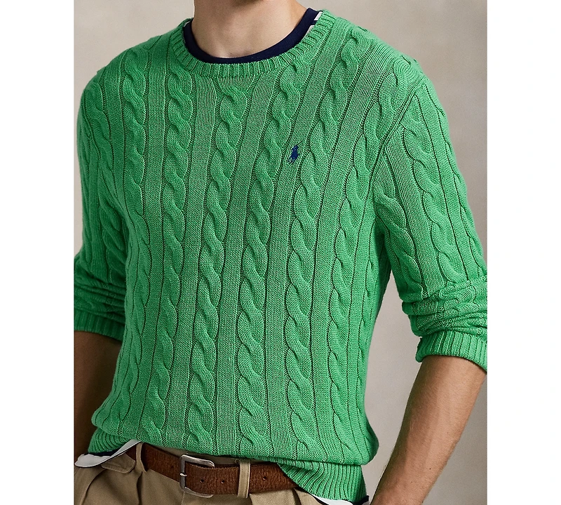 Polo Ralph Lauren Men's Cable-Knit Cotton Sweater