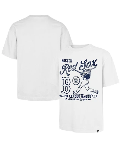 '47 Brand Men's White Boston Red Sox Regional Batter Foundation T-Shirt