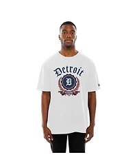 New Era Men's White Detroit Tigers Fleur Domestic T-Shirt