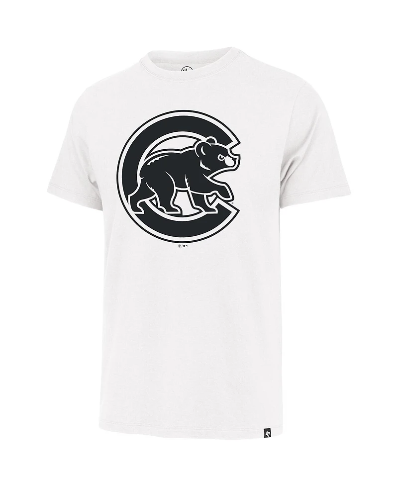 '47 Brand Men's White Chicago Cubs Imprint Franklin T-Shirt