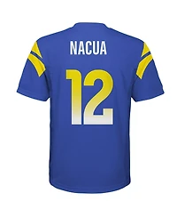 Outerstuff Big Boys and Girls Puka Nacua Royal Los Angeles Rams Replica Player Jersey