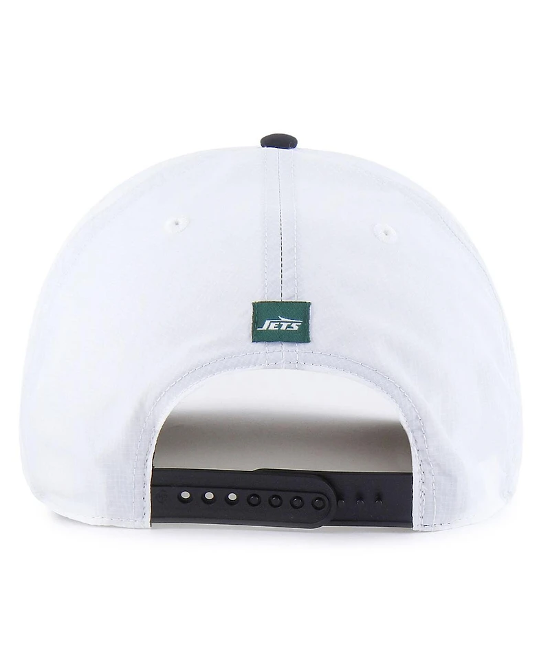 '47 Brand Men's White/Black New York Jets Suburbia Hitch Two-Tone Adjustable Hat