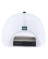 '47 Brand Men's White/Black New York Jets Suburbia Hitch Two-Tone Adjustable Hat