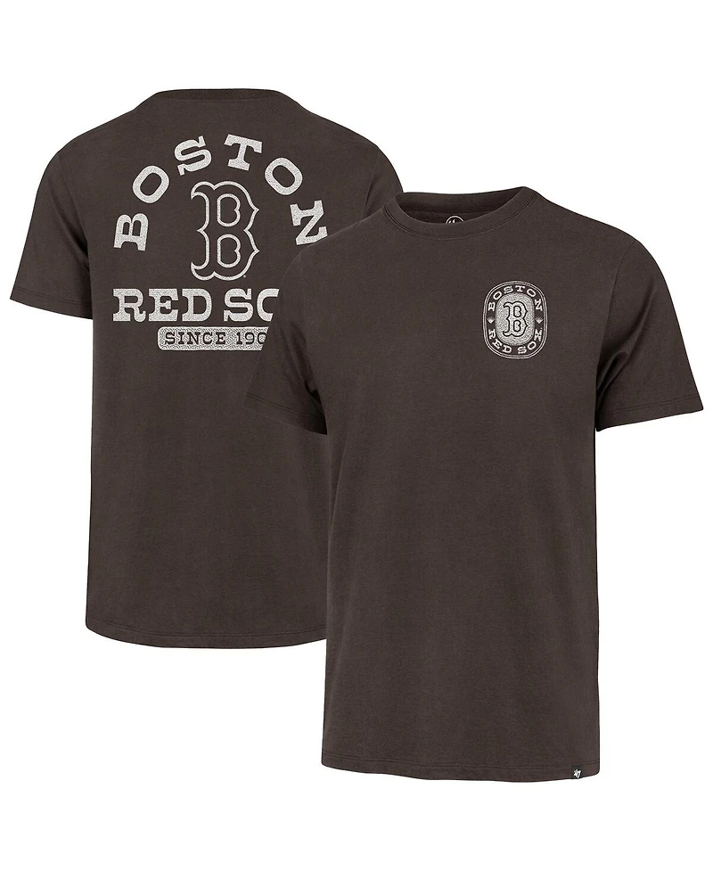 '47 Brand Men's Brown Boston Red Sox Back Canyon Franklin T-Shirt