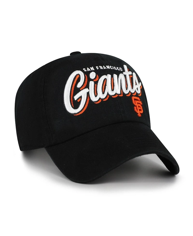 '47 Brand Women's Black San Francisco Giants Ariana Clean Up Adjustable Hat
