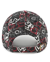 '47 Brand Girls Preschool Black Washington Commanders Mural Clean Up Adjustable Hat