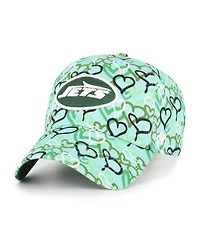 '47 Brand Big Girls Green New York Jets Mural Clean Up Adjustable Hat