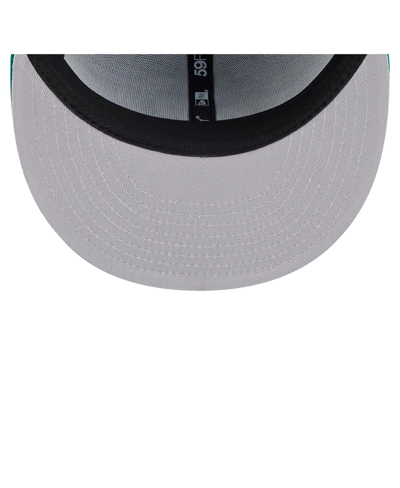 New Era Men's Green Dallas Stars Deceptor 59FIFTY Fitted Hat