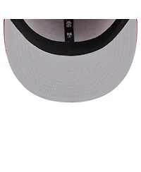 New Era Men's Red Detroit Wings Deceptor 59FIFTY Fitted Hat