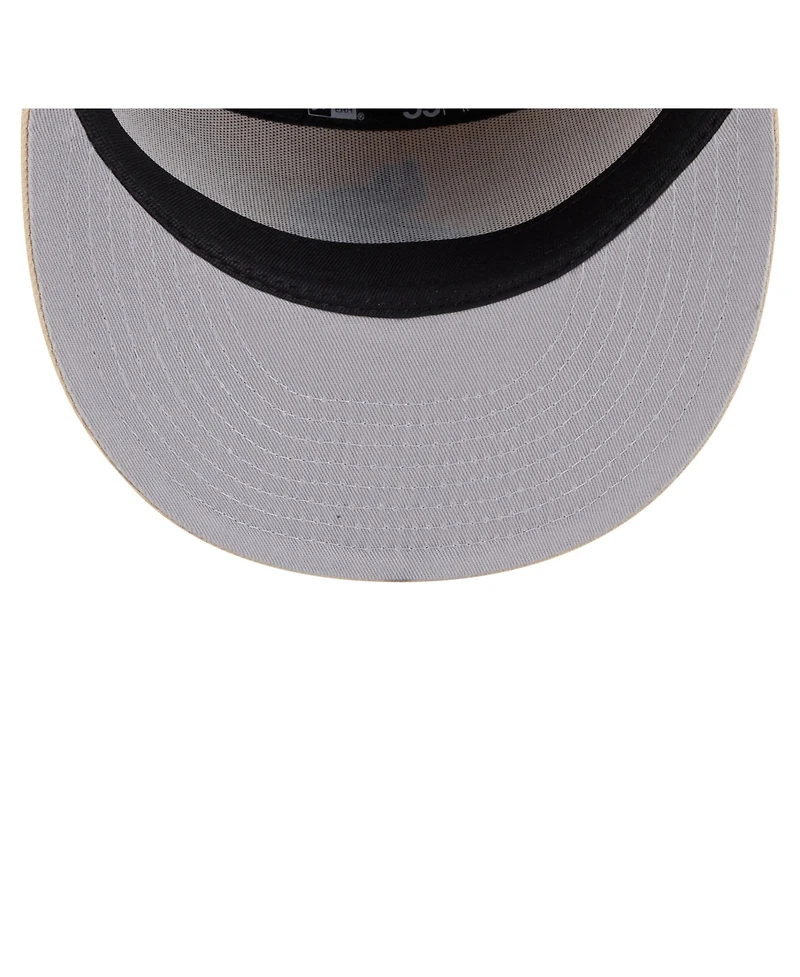 New Era Men's Light Beige/Olive Minnesota Vikings Two-Tone Color Pack Split Panel 59FIFTY Fitted Hat