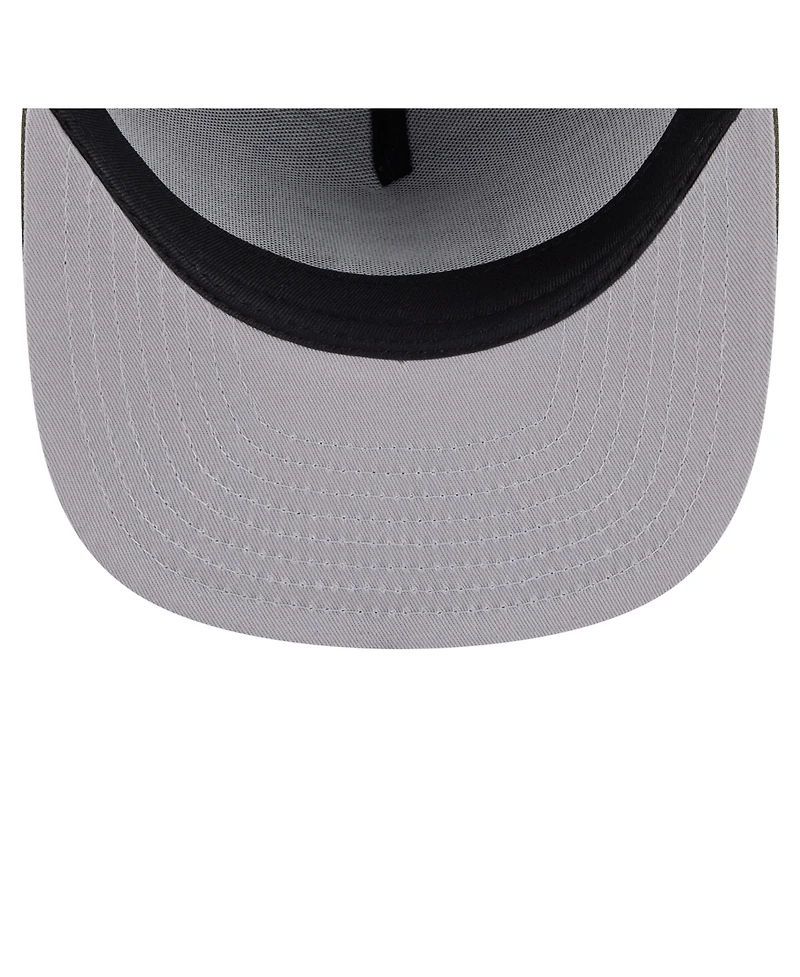 New Era Men's Olive Chicago Bears Color Pack A-Frame 9FIFTY Snapback Hat