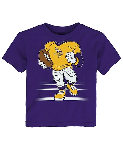 Outerstuff Toddler Purple Minnesota Vikings Game Fit T-Shirt