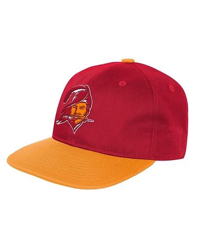Outerstuff Big Boys and Girls Red Tampa Bay Buccaneers True Retro Adjustable Hat