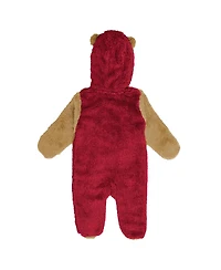 Outerstuff Baby Boys and Girls Scarlet San Francisco 49ers Stay Napping Fleece Bunting Full-zip Sleeper
