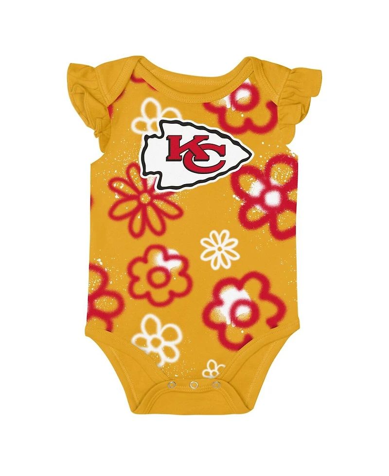 Outerstuff Baby Boys and Girls 2-Piece Kansas City Chiefs The Sunshine Bodysuit Set