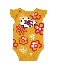 Outerstuff Baby Boys and Girls 2-Piece Kansas City Chiefs The Sunshine Bodysuit Set