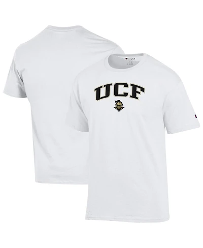 Champion Men's White Ucf Knights Arch Over Logo T-Shirt