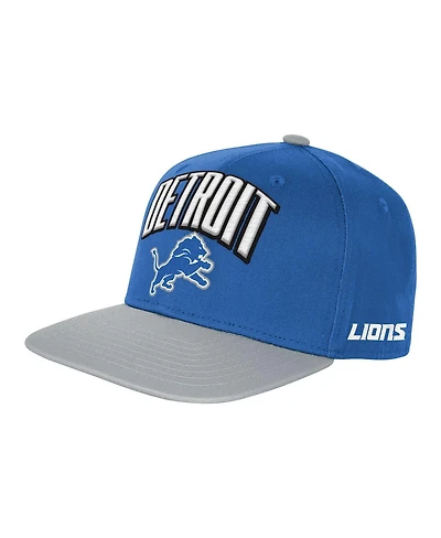 Outerstuff Big Boys and Girls Blue Detroit Lions Essentials Adjustable Hat