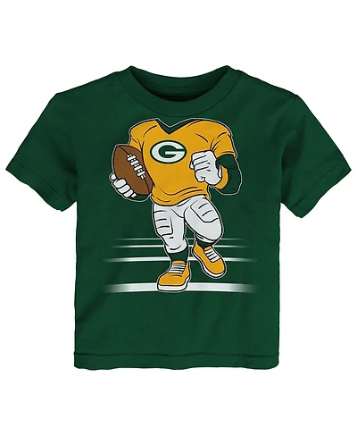 Outerstuff Toddler Green Bay Packers Game Fit T-Shirt