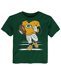 Outerstuff Toddler Green Bay Packers Game Fit T-Shirt