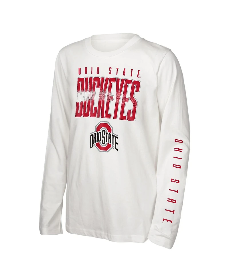 Outerstuff Preschool Ohio State Buckeyes Mix 3-in-1 Combo T-Shirt Set