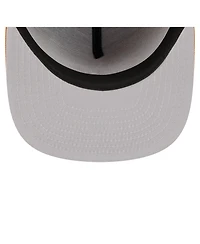 New Era Men's Brown York Jets Color Pack A-Frame 59FIFTY Fitted Hat